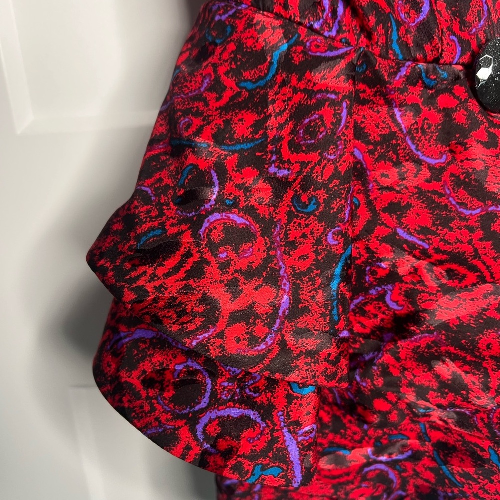 FINAL SALE Raul Blanco Neiman Marcus Vintage 2 Piece 100% Silk Suit Jacket Skirt - Picture 3 of 13